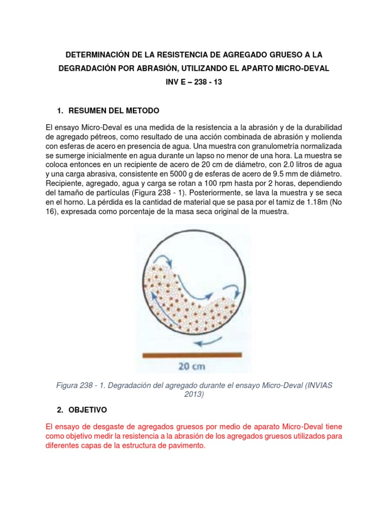 Micro Deval | PDF | Hogar, jardinería y bricolaje