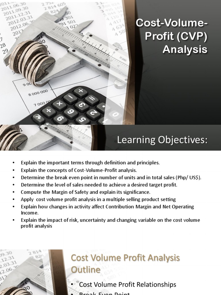 Group 2 Cost Volume Profit Analysis | PDF | Financial Accounting ...