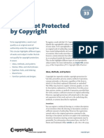 Circular 33 Works Not Protected by Copyright