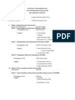 Susunan Tim Akreditasi Puskesmas Asam Asam