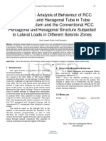 Comparative Analysis of Behaviour of RCC Pentagonal and Hexagonal Tube in Tube Structural System and the Conventional RCC Pentagonal and Hexagonal Structure Subjected to Lateral Loads in Different Seismic Zones