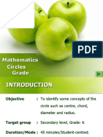 Circles Mathematics Grade