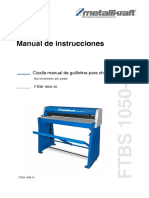 Cizalla Manual Aslak Metalkraft Ftbs 1050 10 Ref