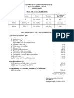 Mca Fee Structure