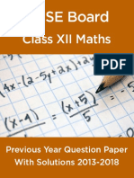 CBSE XII Mathematics PDF