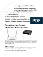 Analisis Kebutuhan Perangkat Dalam Telekomunikasi