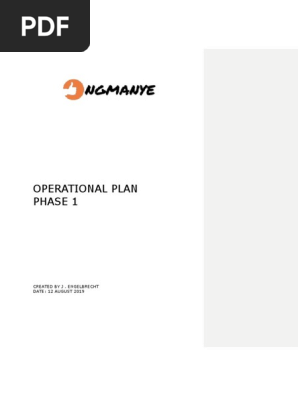 Operational Plan