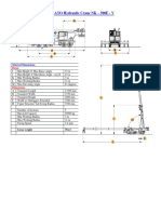 KATO Hydraulic Crane NK - 500E - V: Selected Dimensions