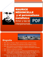 Nédoncelle, Maurice (Ref.) & Viau, Gerardo (Aut.) (2012) Maurice Nédoncelle y El Personalismo Metafísico (Presentación)