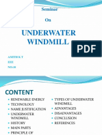 Underwater Windmill Seminar: Harnessing Tidal Energy