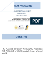 Gram Packaging: Project Management