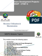MSDP-05-Resource Utilization and Maximization V1.0a