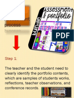 Steps in Portfolio Assessment Process