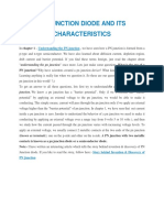 PN Junction Diode and Its Characteristics PDF