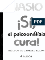 Juan David Nasio - Sí, el psicoanálisis cura.pdf