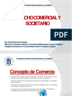 Derecho Comercial Y Societario: Facultad de Ciencias Administrativas y Contables