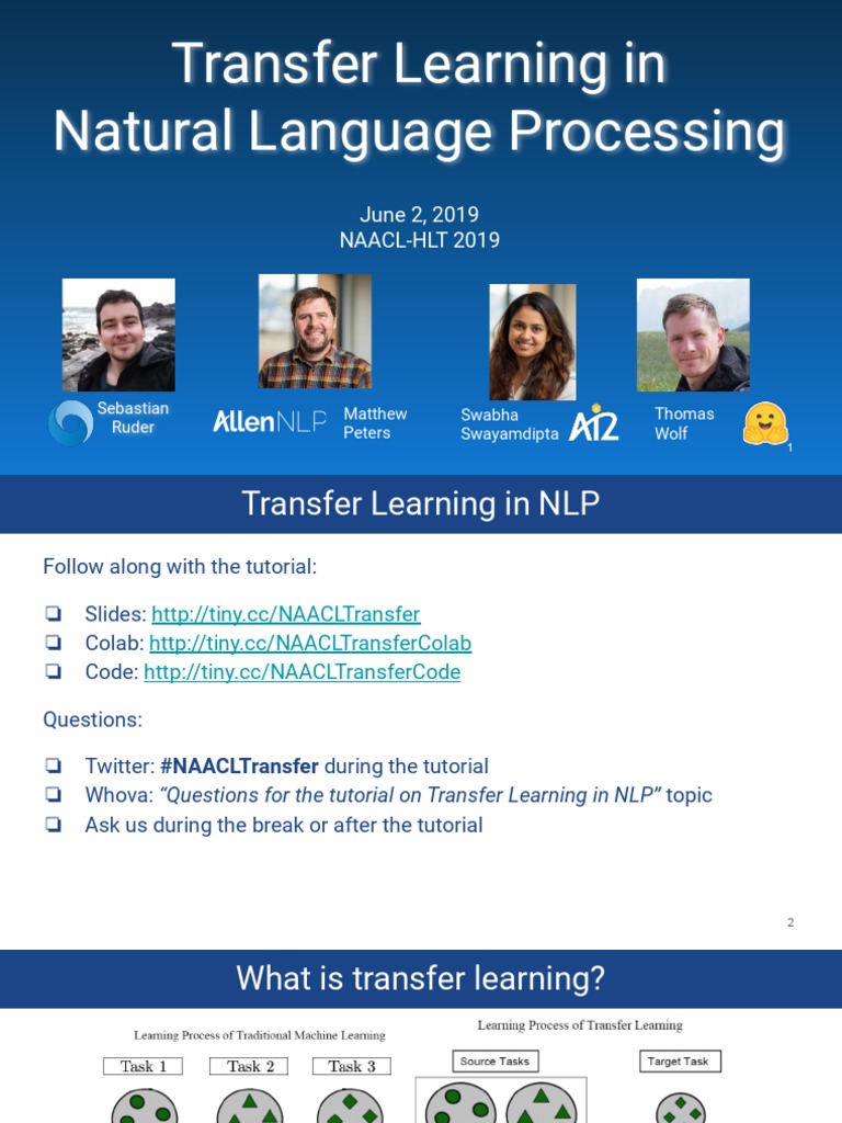 Transfer Learning in NLP Overview | PDF | Statistical Classification ...