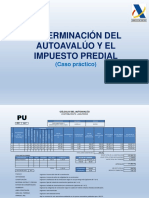 Determinacion Del Impuesto Predial - Caso Practivo