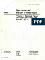 1982 Mechanics of Ballast Compaction Volume I - Technic PDF