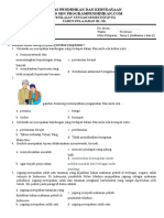 SOAL PTS TEMATIK KELAS 6 Hari Ke-1