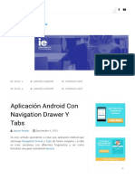 Aplicación Android Con Navigation Drawer Y Tabs