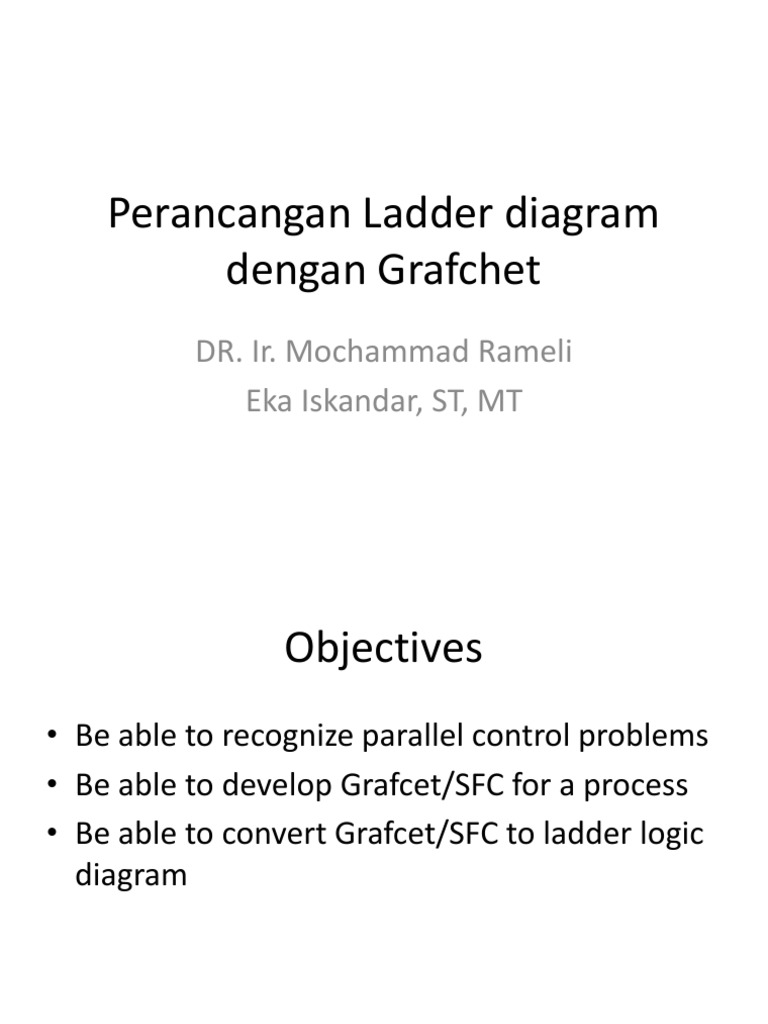Grafcet to Ladder Logic Conversion Guide | PDF | Clothes Dryer ...
