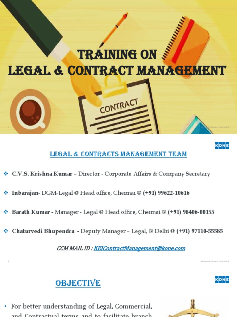 KEI Legal & Contracts Training Overview | PDF | Damages | Indemnity