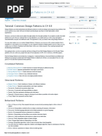 Tutorial - Common Design Patterns in C# 4 PDF