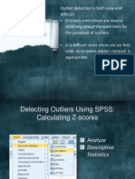 Detecting Outliers in SPSS Using Z-Scores