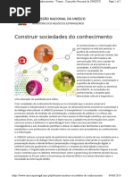 UNESCO Sociedade Conhecimento