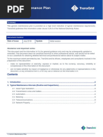 Maintenance Plan