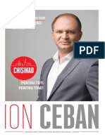 Ion Ceban Program de Administrare a Mun Chisinau 2019-2023