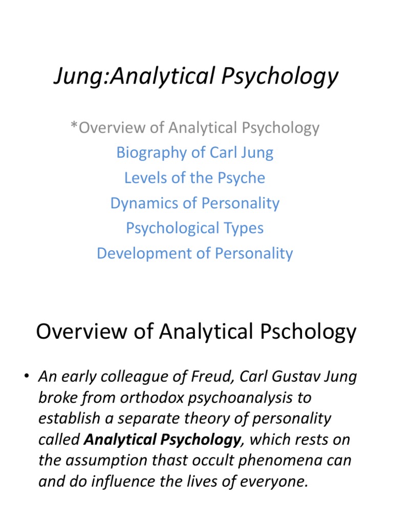 Carl Jung: Biography, Analytical Psychologist