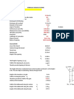 Hydraulic Design of Intake IS 9761: 1995 Data