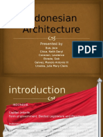 Indonesian Architecture: Presented by