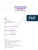 Ncert Solutions: Class-Vi Maths