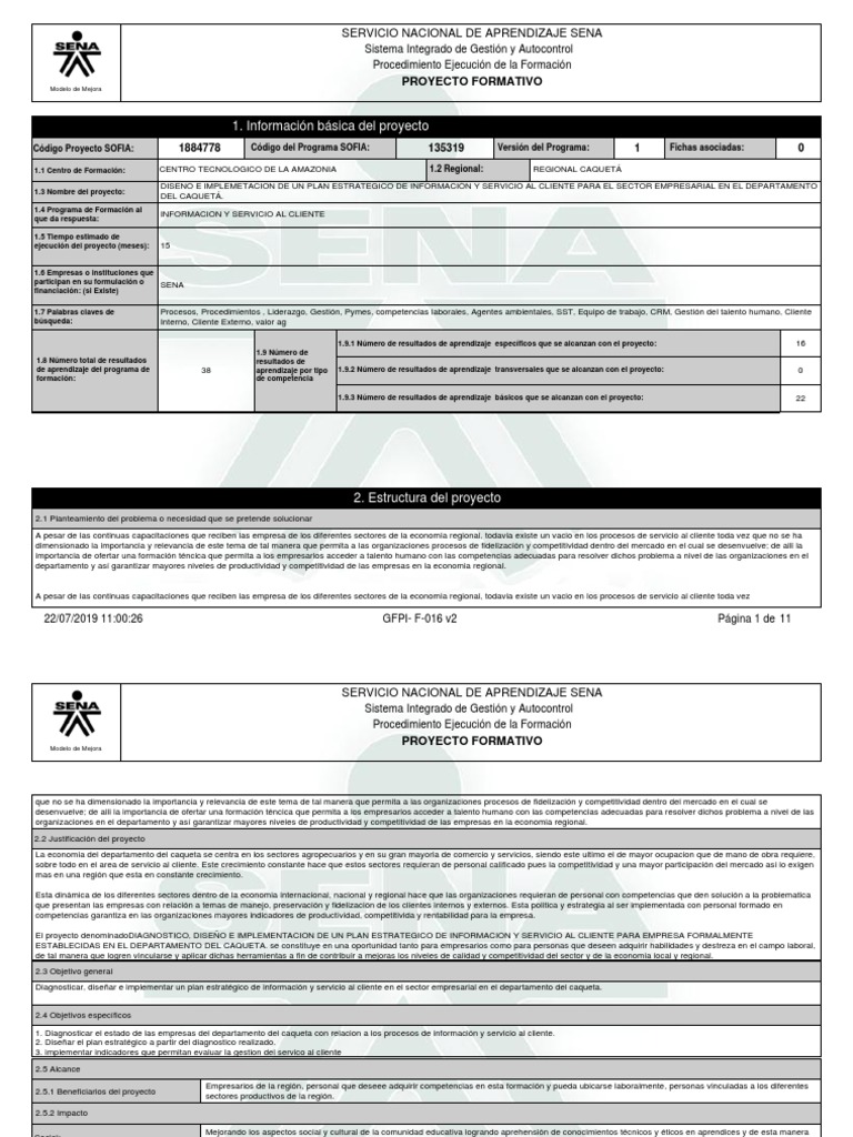 Plan Estratégico de Servicio al Cliente | PDF | Servicio al Cliente ...
