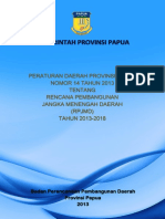 RPJMD - PAPUA 2013-2018 Final PDF