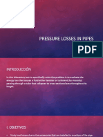 Pressure Losses in Pipes Expo