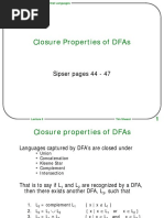 Closure Prop Dfa