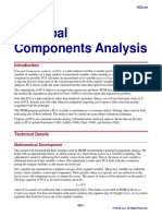 Principal Components Analysis: Mathematical Development