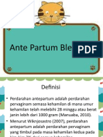 Ante Partum Bleeding