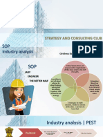 SOP Industry Analysis: Strategy and Consulting Club