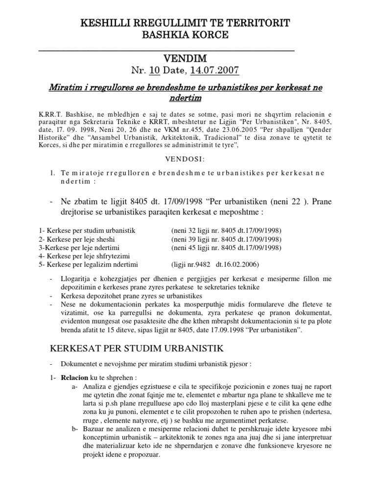 Rregullorja | PDF