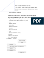 How To Write A Business Letter: LAYOUT: Semi - Block Style