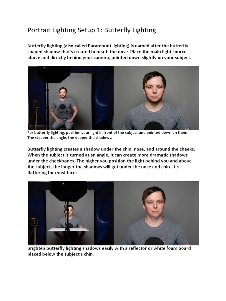 Lighting Setup - Portrait | PDF | Portrait Photography | Lighting