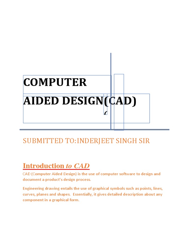 Introduction To Computer Aided Design Raj | PDF | Computer Aided Design ...