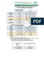 Jadwal Pembayaran Administrasi Keuangan Tahun Akademik 2019-2020