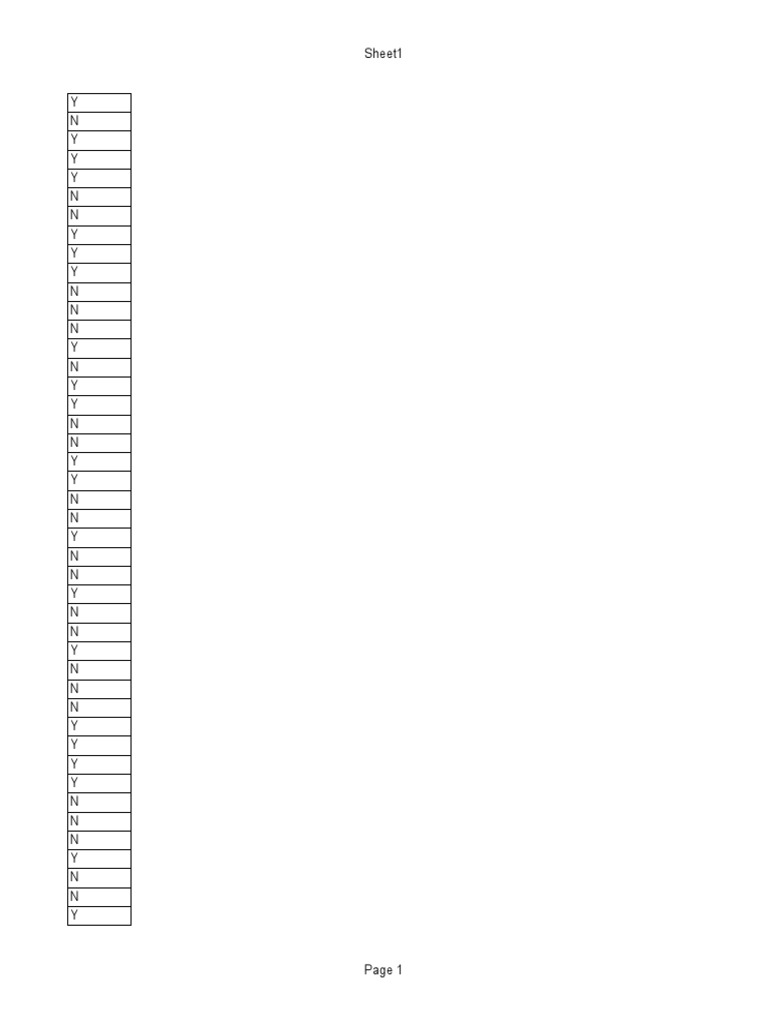 Sheet 1 | PDF