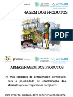 Armazenamento de alimentos em unidades de saúde